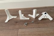 Four Ikea Nannarp Legs, White