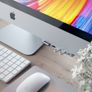 Satechi USB-C Clamp Hub Pro Type C for Apple iMac / iMac Pro USB 3.0 Micro SD Image 6