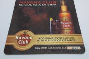 Havana Club Rum : Plastic Coated - Beer Mat/Coaster