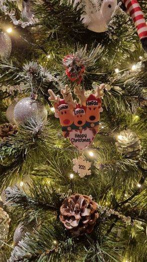 personalised christmas ornament