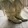Gold Tassel Cowboy Boots Image 4