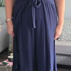 TOGETHER Navy Jumpsuit Size 22