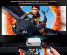 Mini Portable Projector Full Hd Led Mobile Video Support Wifi