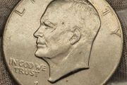 USA United States 1972 D Eisenhower 1 Ike Dollar Apollo 11 Moon Landing