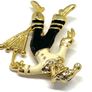Vintage costume clown brooch Image 4