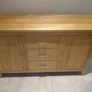 Matching solid wood table and dresser Image 6