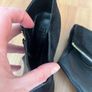 River island black leather and suede zip shoe boot Image 2