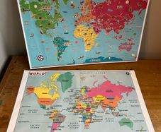 A3 World Maps