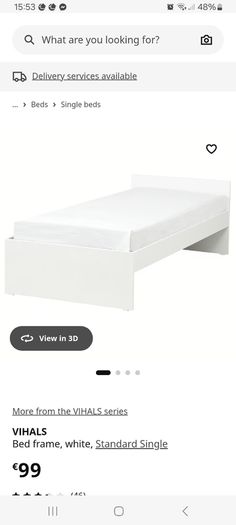 ikea single bed Vihals including bed lats