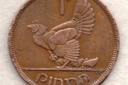 scarce Ireland/Irish/Eire Penny 1940 Coin (Low Mintage 312000) Hen Chicks Eire