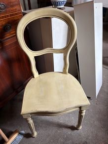 Solid wood chair