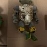 Vintage TMNT Figure Lot 1988 1989 Playmates - Raphael Soft Head & Shiny Chrome Metalhead Robot Turtle Image 3