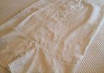 Soya Cream Skirt with Peplum Hem - Size 12