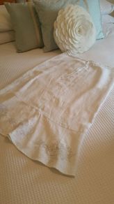 Soya Cream Skirt with Peplum Hem - Size 12
