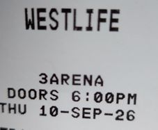 Westlife Thursday 10th September