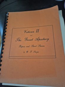Vatican II and The Great Apostacy Papers and Short Stories