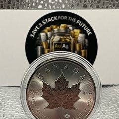 1oz Fine 9999 Silver Bullion Maple 2026 Coin.