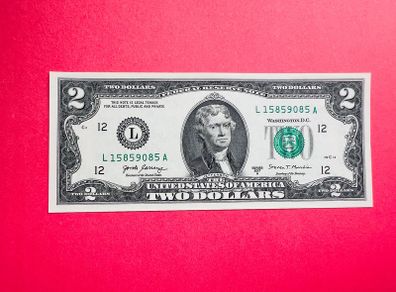 Usa  2  Dollars   2017 Letter    ( L 12 )   SAN FRANCISCO  ( Uncirculated )