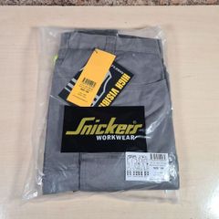 Snickers 6900 Service Hi Vis Trousers Cl1 Grey Yellow Size W 33 L 30 Brand New