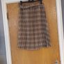 Primark Heritage Herringbone  Pattern Pleated  Skirt. S. 16. Image 3