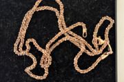 Rose plated chain