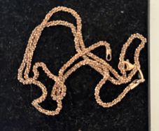 Rose plated chain