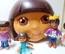 Dora the Explorer Wall Light and Figures