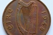 1948 Irish 1d Penny Ireland 78 years old
