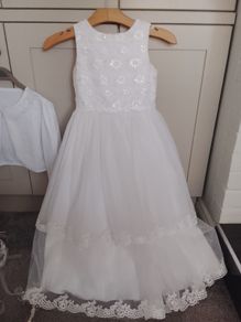 Holy communion dress with accessories