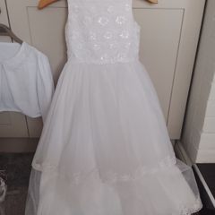 Holy communion dress with accessories