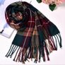 Warm Lady Womens Scarf Shawl Checked Plaid Tartan Wrap Neck Stole Pashmina Soft Image 5