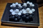 Vintage Black and White Earrings