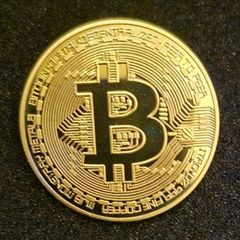 Bitcoin, novelty coin.