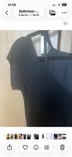 Allsaints black boast  dress size M  . Uk 10-12