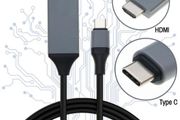 Type C To HDMI USB 3.1 To HDMI Compatible Adapter Cable Type C To HDTV 30Hz 4K USB C Cable Extend Adapter For MacBook PC Monitor