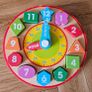 Melissa and Doug Wooden Shape Sorting Clock Image 3