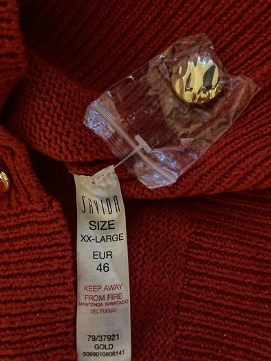 NEW red cardigan