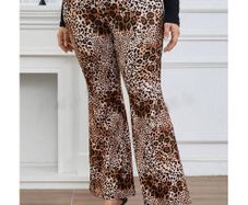 Leopard Print Trousers size 20