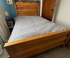 Vintage Handmade Amish Bed-frame - OPEN TO OFFERS