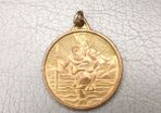 Vintage Large St. Christopher Medal