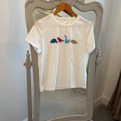 White Dinosaur T-shirt size Medium