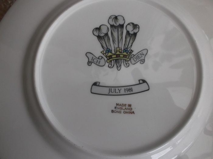 Prince Charles and Lady Diane Wedding Plate