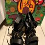 NEW LOOK Black Lace-Up Heeled Sandals Size UK 7 / EU 40 Image 2