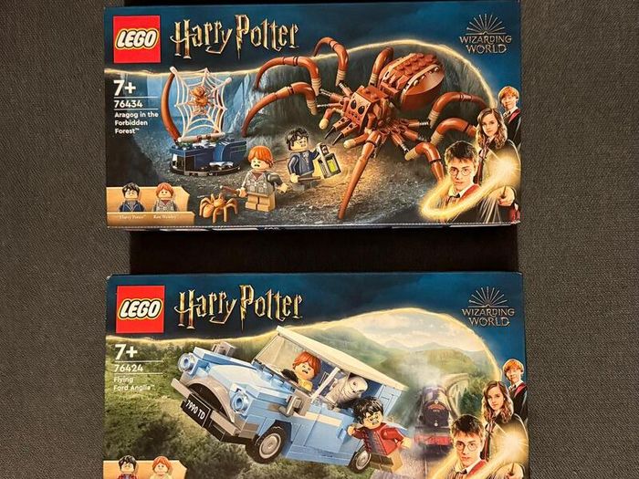 #76434 - Aragog in the Forbidden Forest  #76424 Flying Ford Anglia