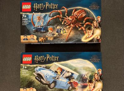 #76434 - Aragog in the Forbidden Forest  #76424 Flying Ford Anglia