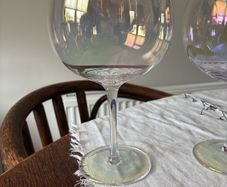Set of Newgrange Living Gin Glasses with iridescent effect