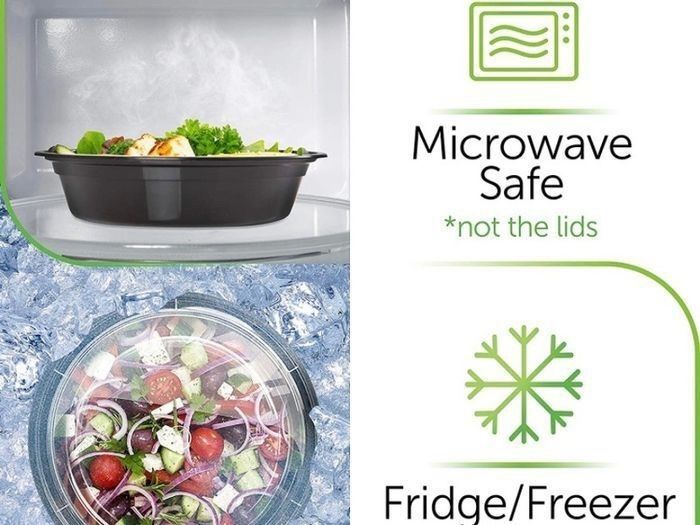 NEW [30 Pack] Meal Prep Containers Reusable with Airtight Lids - Stackable Microwavable Dishwasher Safe Freezer Food Containers - Food Prep