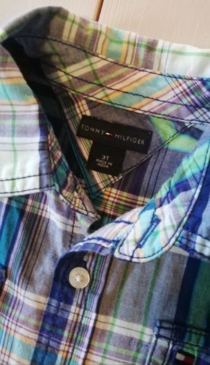 Tommy hilfiger boys long sleeve check shirt size 3T