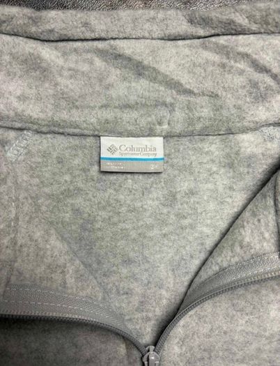 columbia fleece jacket grey