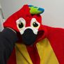 bright and colourful parrot onesie Image 4